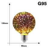 Starburst LED Fancy Schmancy Edison Light Bulbs