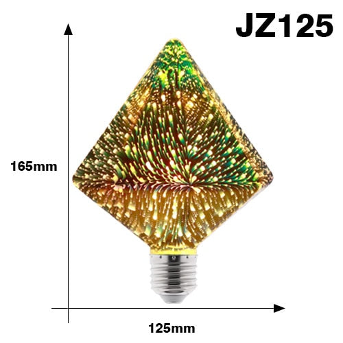 Starburst LED Fancy Schmancy Edison Light Bulbs
