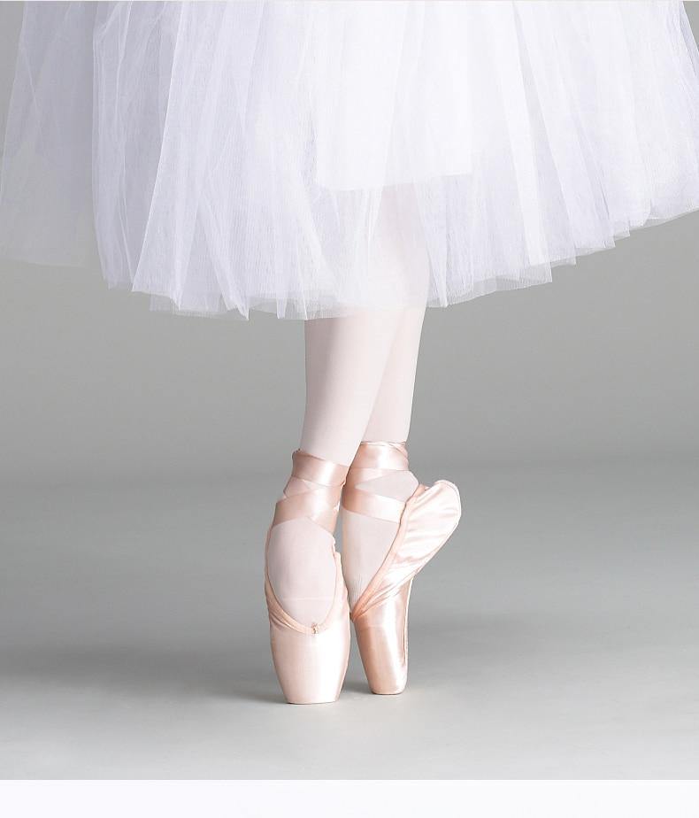 Girls & Womens Red & Pink Ballet Pointe Shoes | Satin Ballerina Ballet Shoes - Woodland Gatherer