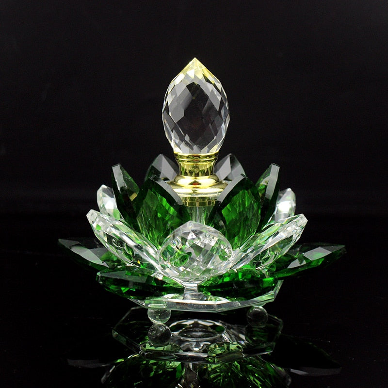 Wickedly Green Crystal Perfume or Potions Bottle