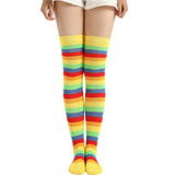Rainbow Stripes Long Socks