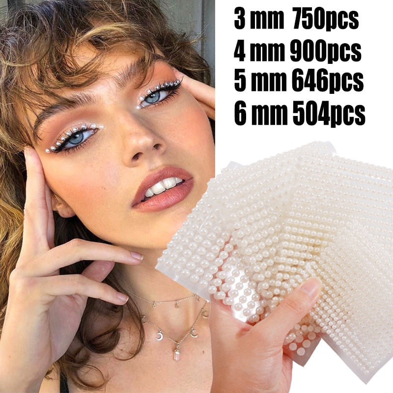 Mermaid Pearl Face Jewels