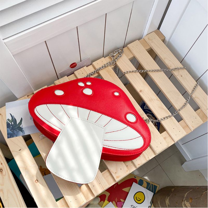 Large Red Mushroom Handbag