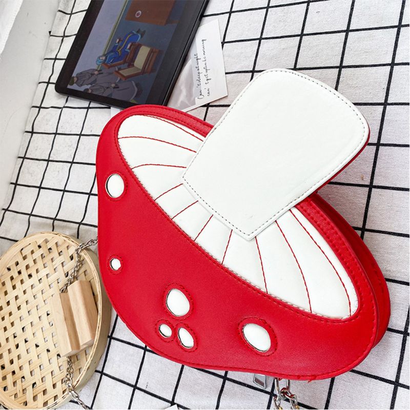 Large Red Mushroom Handbag