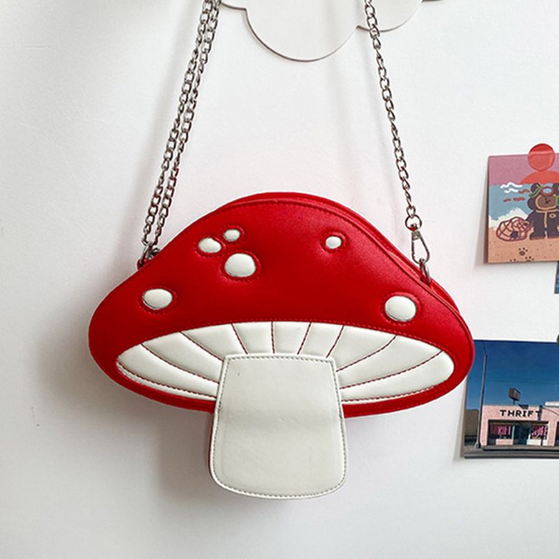 Large Red Mushroom Handbag