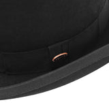Black Top Hat 17cm 100% Wool Felt