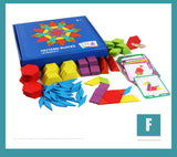 Geometric Shape Tangram Puzzles | Montessori Educational Wooden Toys