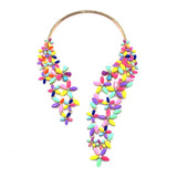 Glass Crystal Open Chokers Necklaces