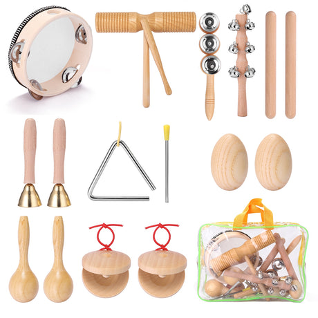 Childrens Hand Percussion Musical Instruments Kit