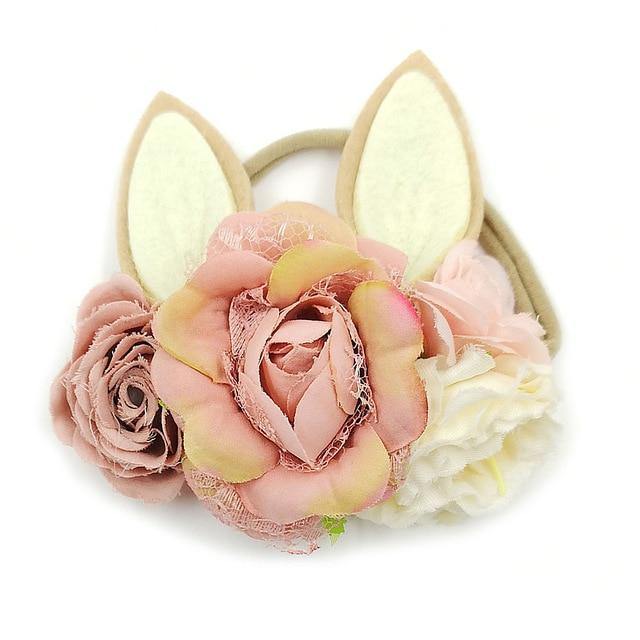 Lovely Little Girls Rabbit Ear Headbands | Woodland Gatherer Hair Accessories - Woodland Gatherer