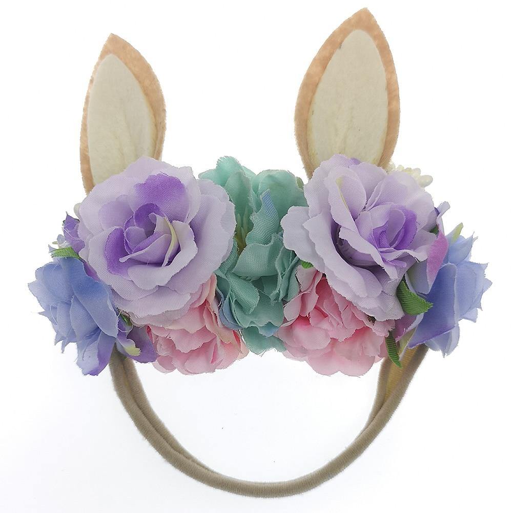 Lovely Little Girls Rabbit Ear Headbands | Woodland Gatherer Hair Accessories - Woodland Gatherer