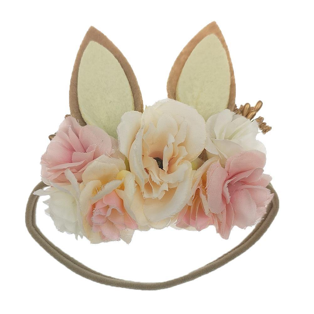 Lovely Little Girls Rabbit Ear Headbands | Woodland Gatherer Hair Accessories - Woodland Gatherer