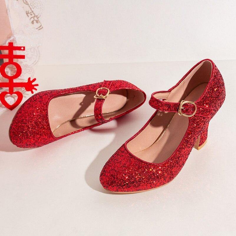 Magical Glittery Shoes | Sizes 4-10.5 | Red, Silver and Gold - Woodland Gatherer
