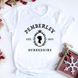 Jane Austen Pride and Prejudice T-Shirt Pemberley Book Lover Tees