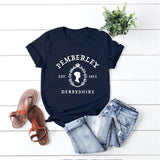 Jane Austen Pride and Prejudice T-Shirt Pemberley Book Lover Tees