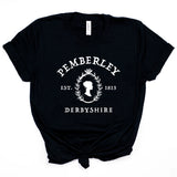 Jane Austen Pride and Prejudice T-Shirt Pemberley Book Lover Tees