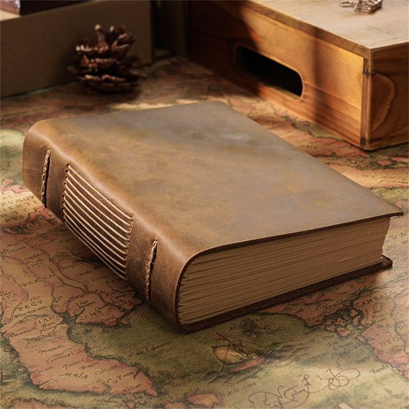 Handmade Genuine Leather Thick Journal Sketchbook