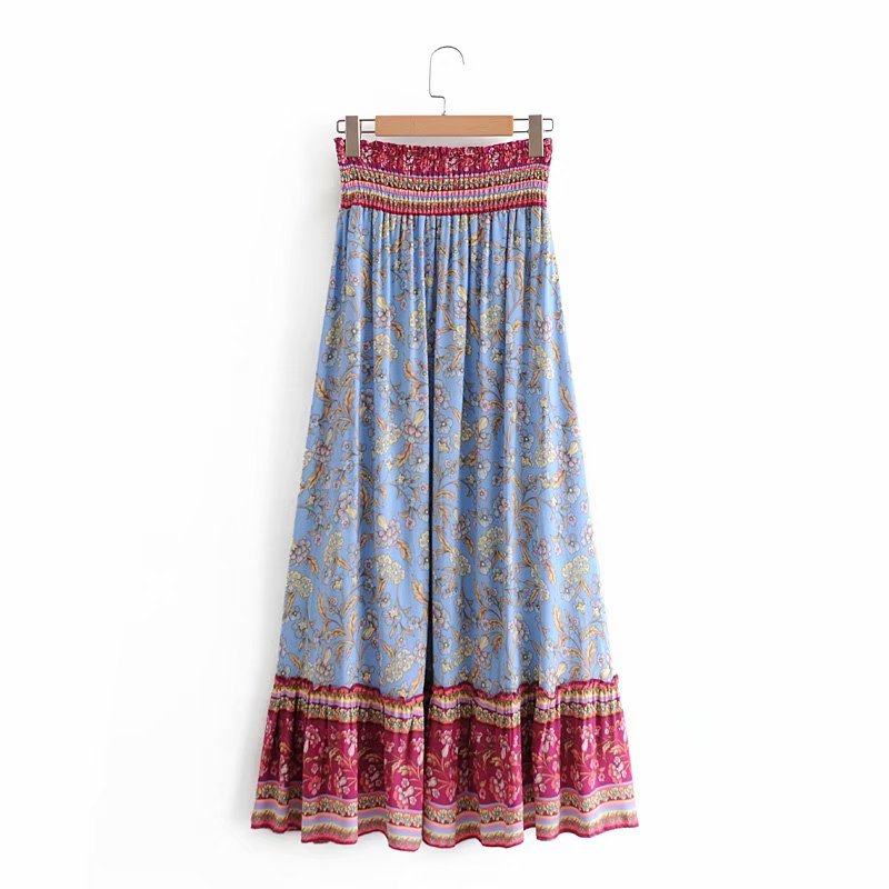 Peaches and Mint Boho Maxi Skirt