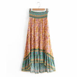 Peaches and Mint Boho Maxi Skirt