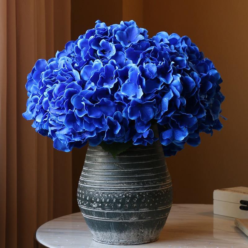 5 Heads Hydrangea Bouquet | Silk Artificial Flowers - Woodland Gatherer