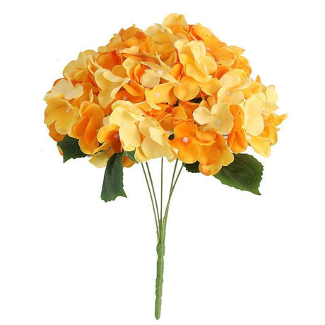 5 Heads Hydrangea Bouquet | Silk Artificial Flowers - Woodland Gatherer