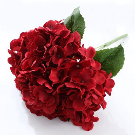 5 Heads Hydrangea Bouquet | Silk Artificial Flowers - Woodland Gatherer