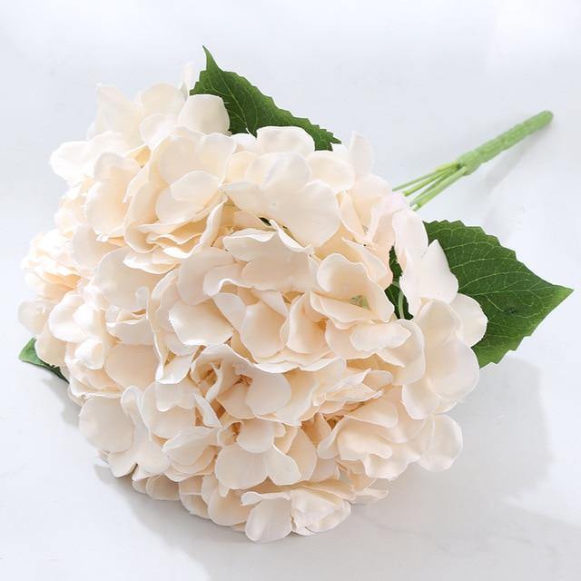 5 Heads Hydrangea Bouquet | Silk Artificial Flowers - Woodland Gatherer