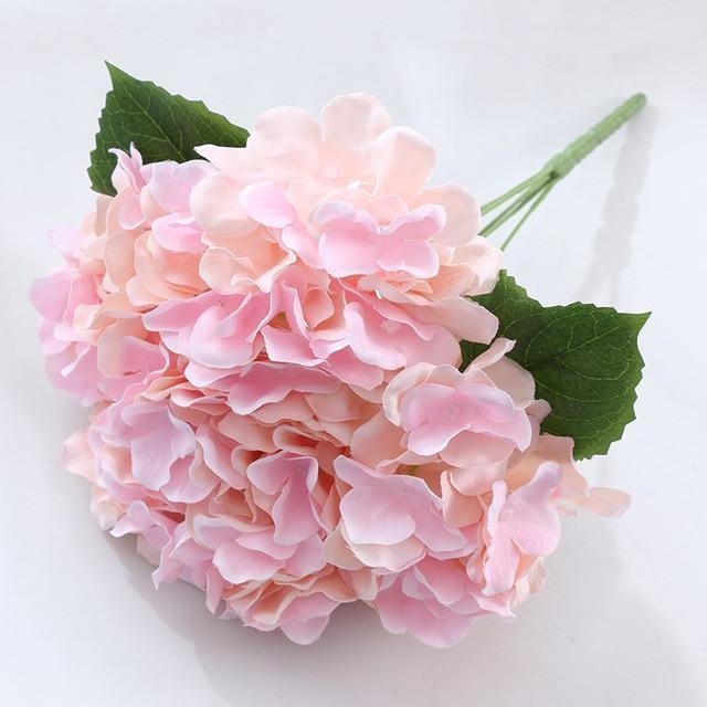 5 Heads Hydrangea Bouquet | Silk Artificial Flowers - Woodland Gatherer