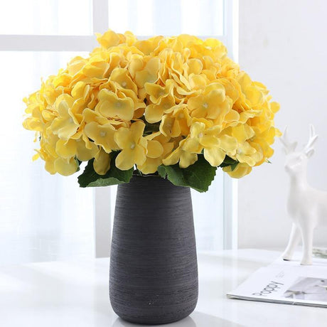 5 Heads Hydrangea Bouquet | Silk Artificial Flowers - Woodland Gatherer