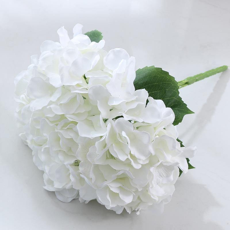 5 Heads Hydrangea Bouquet | Silk Artificial Flowers - Woodland Gatherer
