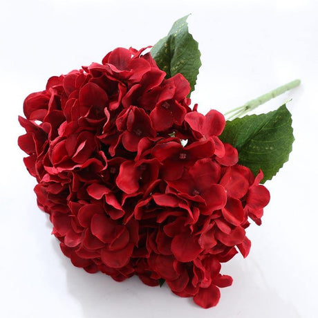 5 Heads Hydrangea Bouquet | Silk Artificial Flowers - Woodland Gatherer