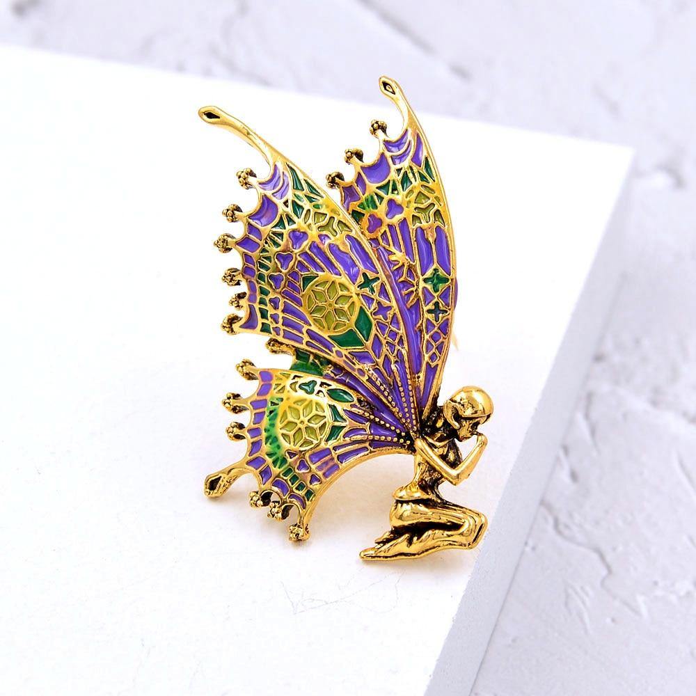 Church Fairy | Enamel Brooch | 2 Colours - Woodland Gatherer