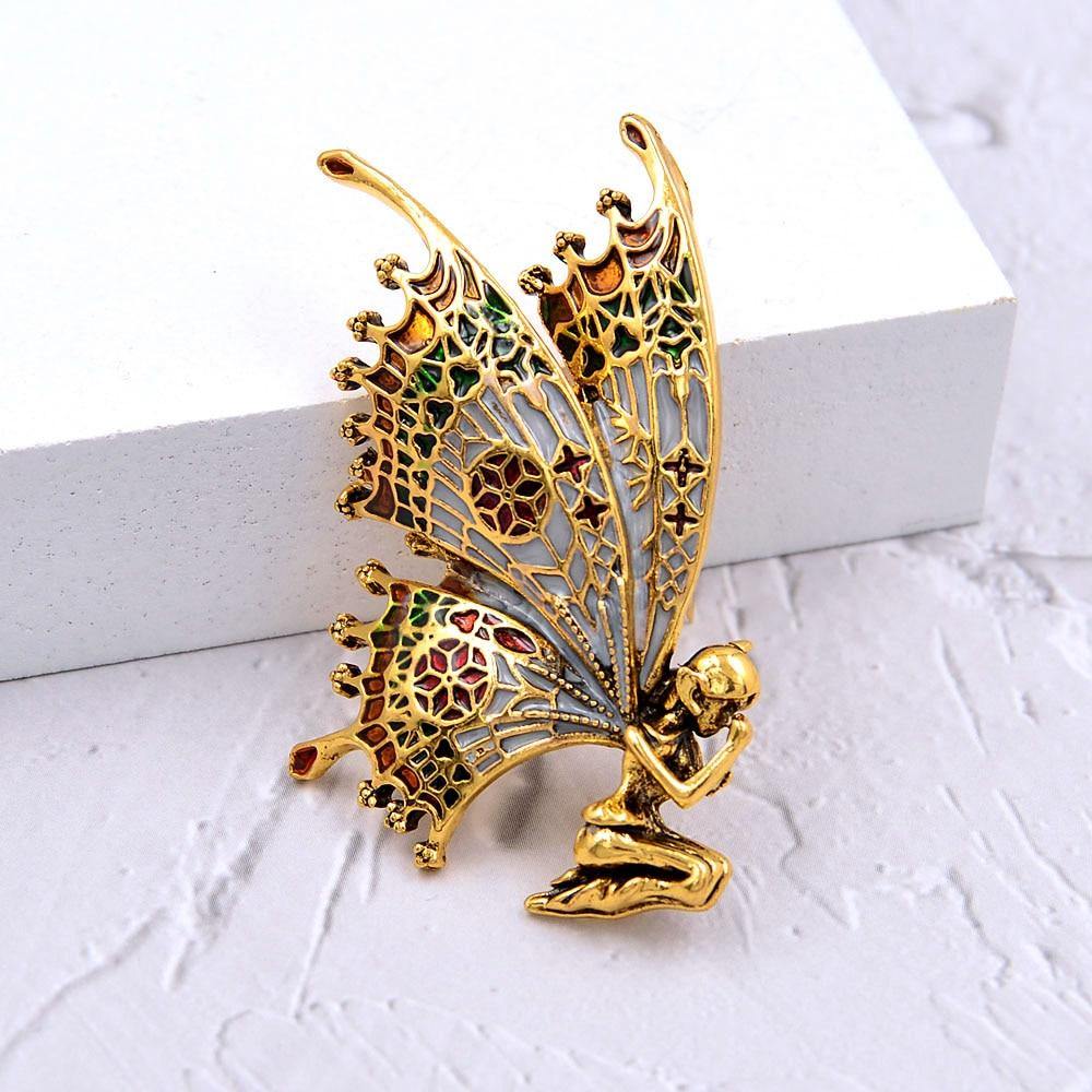 Church Fairy | Enamel Brooch | 2 Colours - Woodland Gatherer