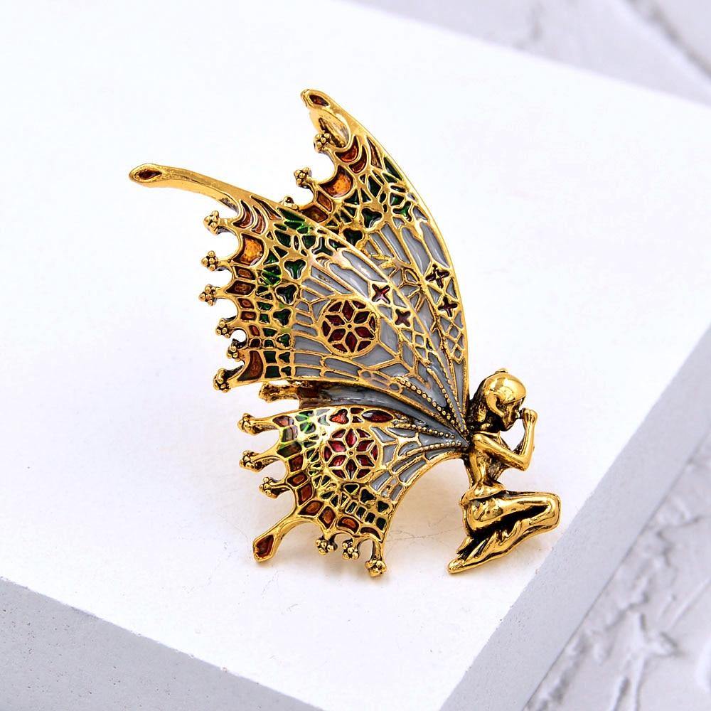 Church Fairy | Enamel Brooch | 2 Colours - Woodland Gatherer
