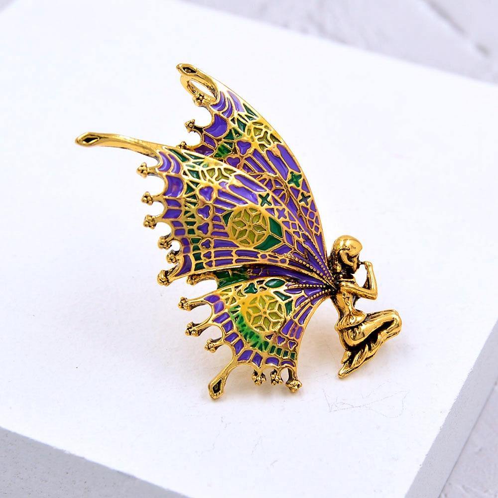 Church Fairy | Enamel Brooch | 2 Colours - Woodland Gatherer