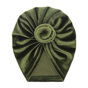 Velour Baby Turban Knot Head Wrap