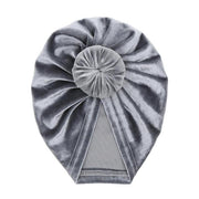 Velour Baby Turban Knot Head Wrap