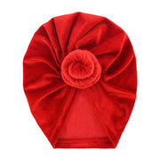 Velour Baby Turban Knot Head Wrap