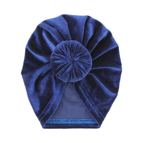 Velour Baby Turban Knot Head Wrap