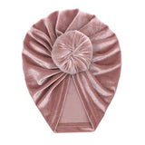 Velour Baby Turban Knot Head Wrap