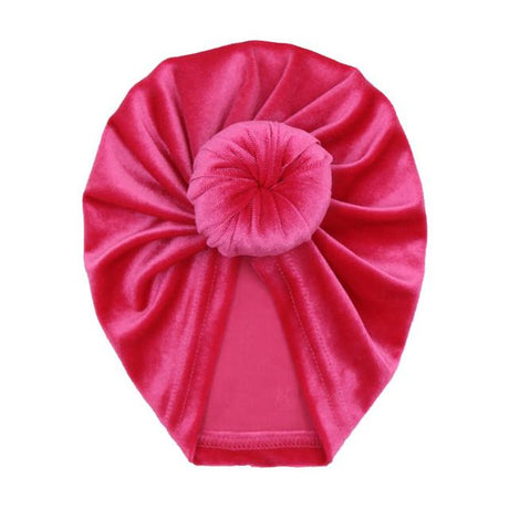 Velour Baby Turban Knot Head Wrap