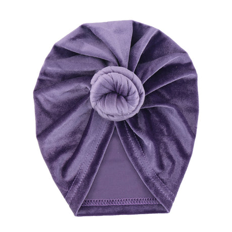 Velour Baby Turban Knot Head Wrap