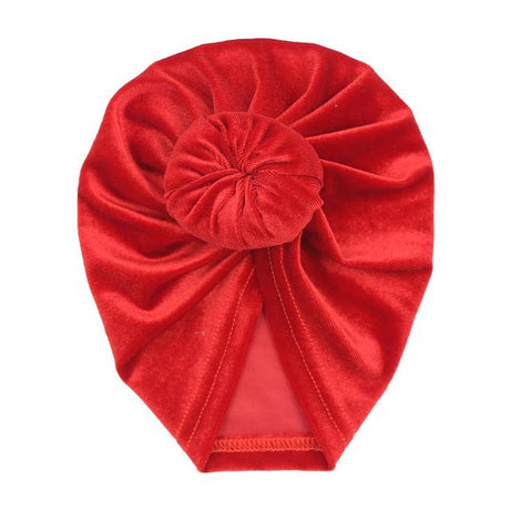 Velour Baby Turban Knot Head Wrap