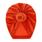 Velour Baby Turban Knot Head Wrap