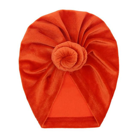 Velour Baby Turban Knot Head Wrap