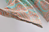 Boho Vintage Batwing Sleeves Short Kimono