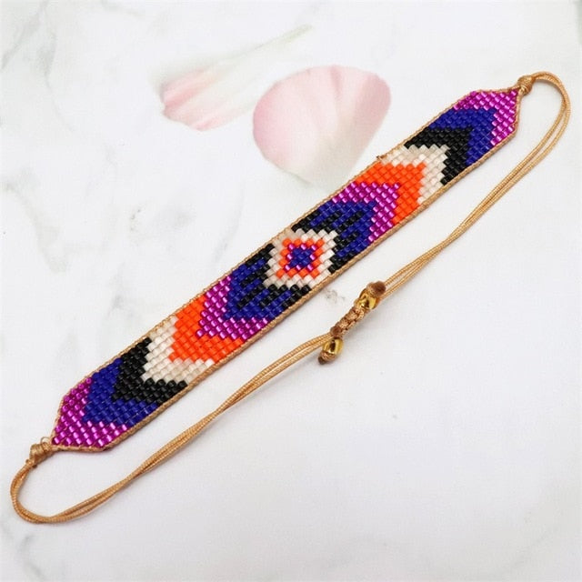 Handmade Glass Seed Bead Wristbands