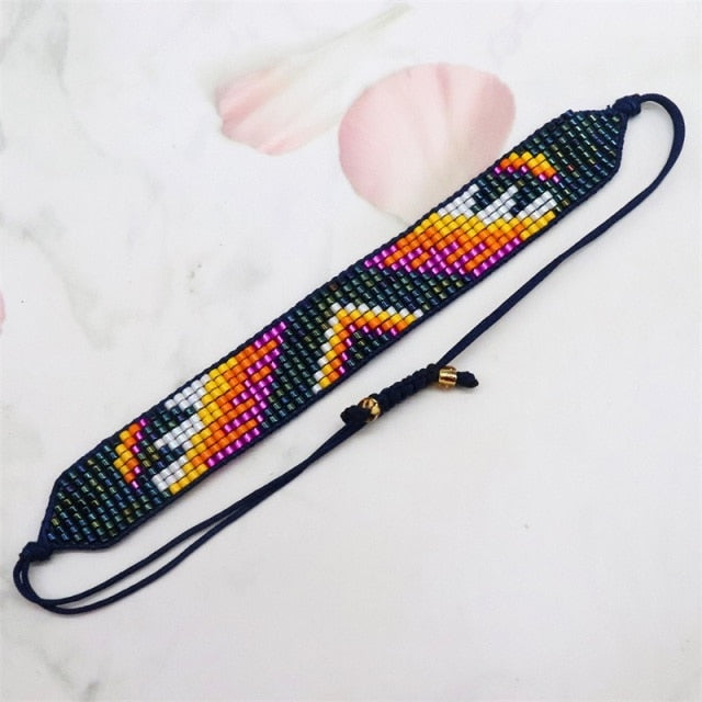 Handmade Glass Seed Bead Wristbands