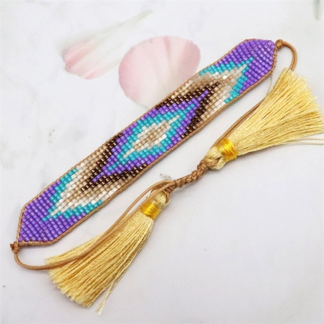 Handmade Glass Seed Bead Wristbands