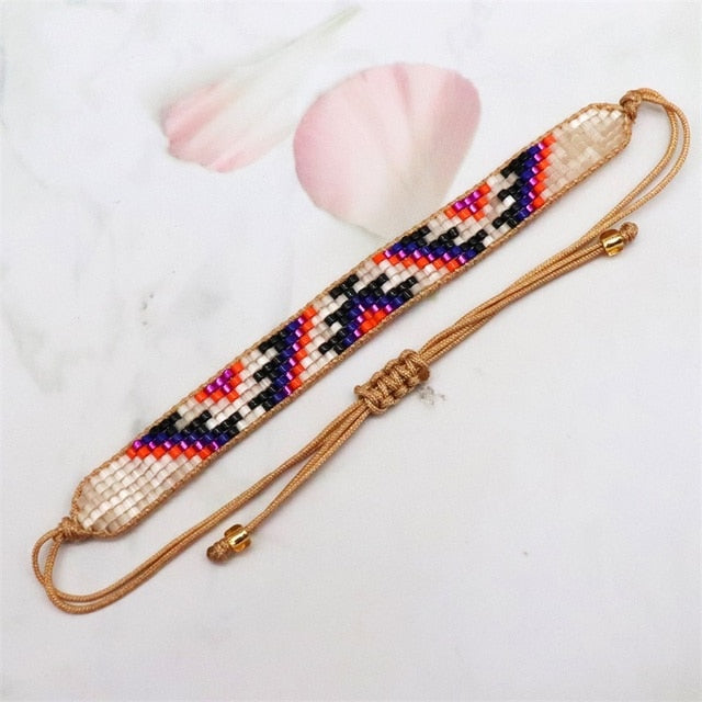 Handmade Glass Seed Bead Wristbands